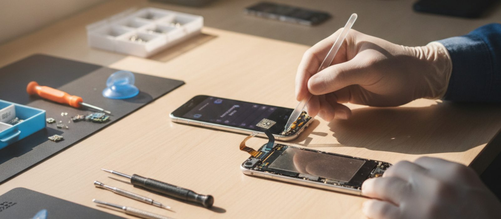 iPhone veya iPad ekranında True Tone özelliğini gösteren bir ayar menüsü